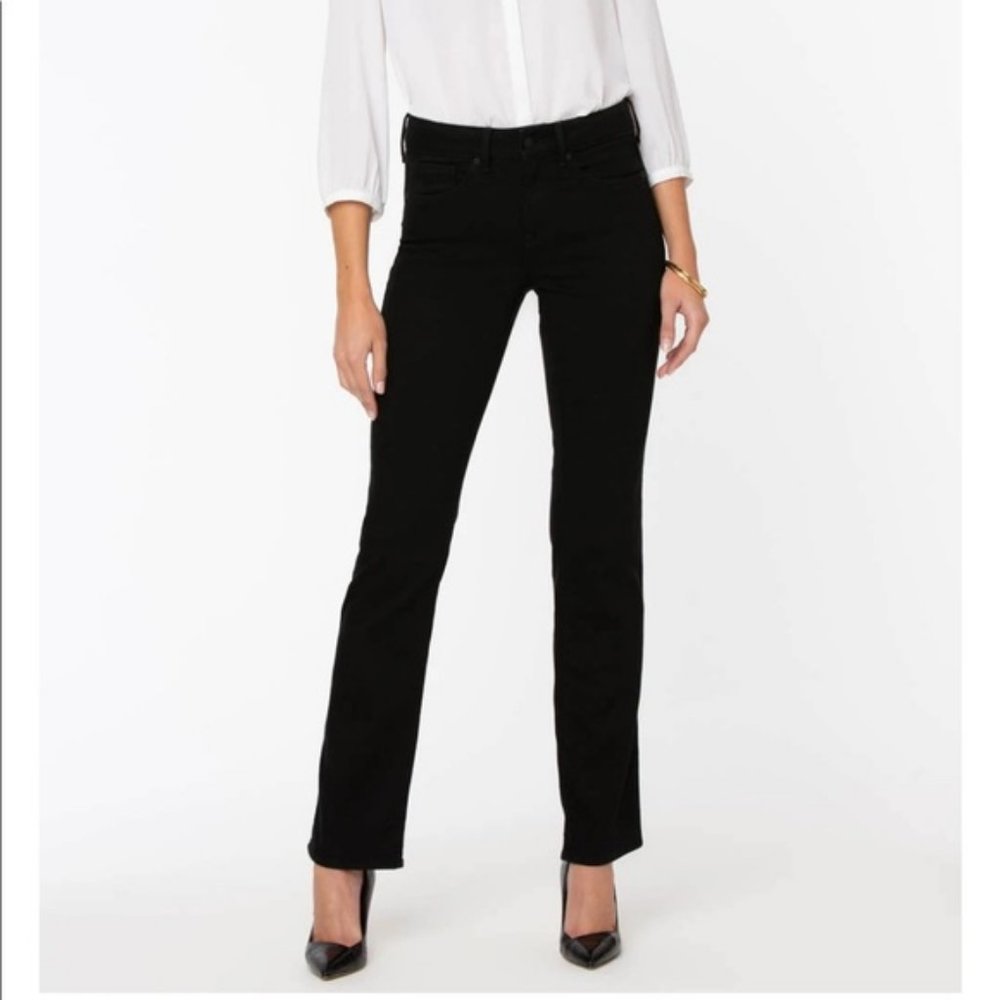 NYDJ Black Straight Jeans -Size 12